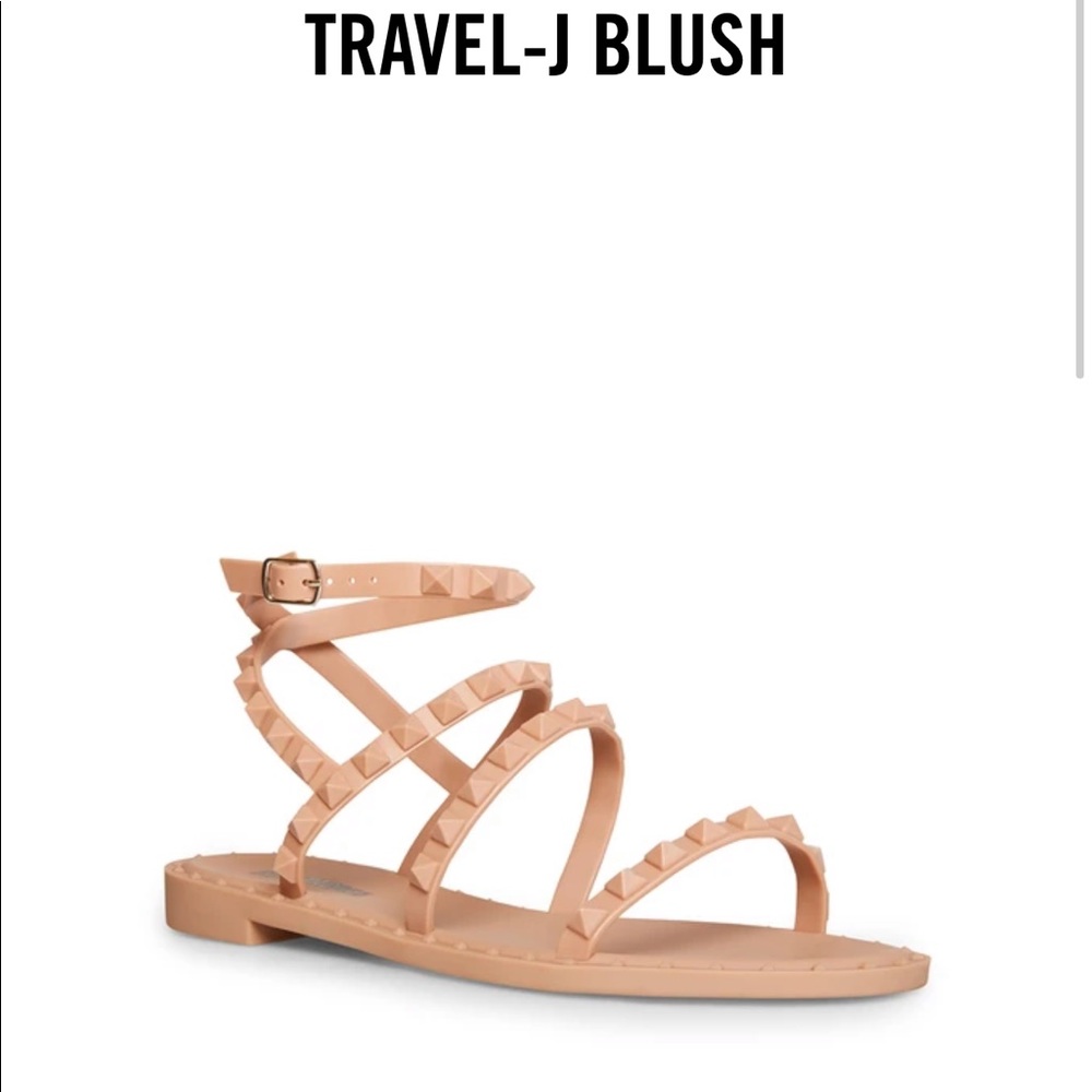 Steve Madden Travel-J Blush Sandals Size 7